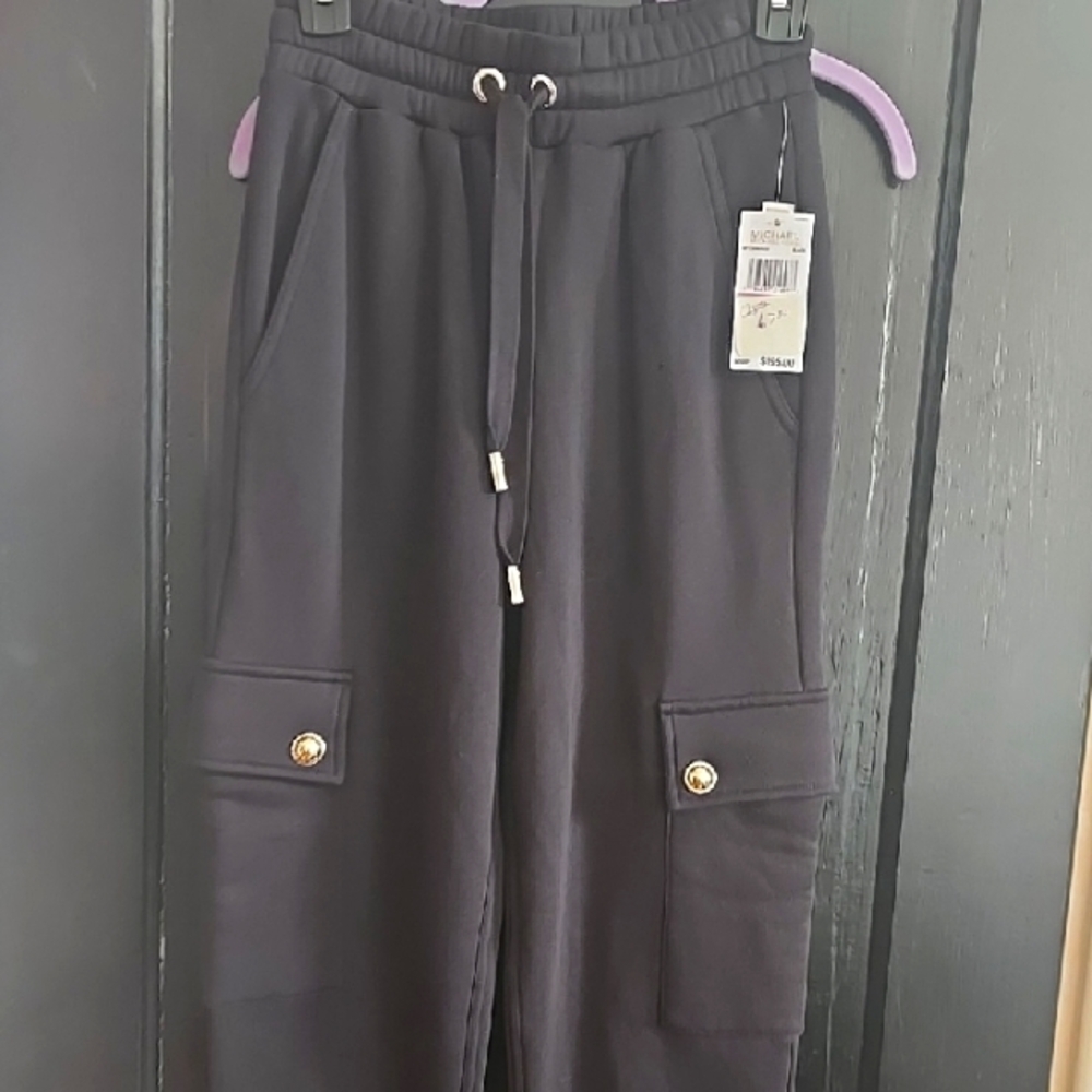 MICHAEL Michael Kors Black Track Pants